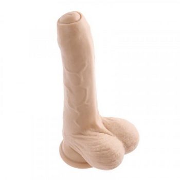 peek a boo vibrating dildo vanilla